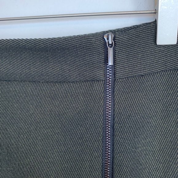 Ann Taylor skirt size 10 dark green pencil career - Picture 5 of 8